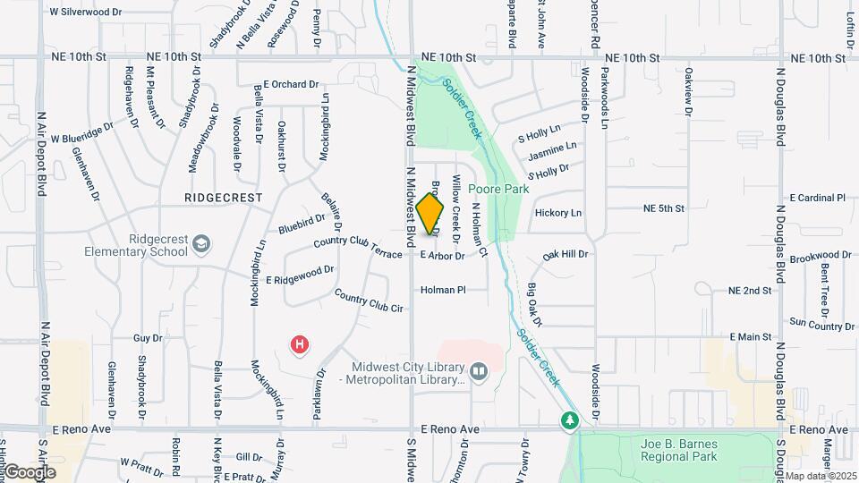 3309 Brookside Dr Map and Location Details