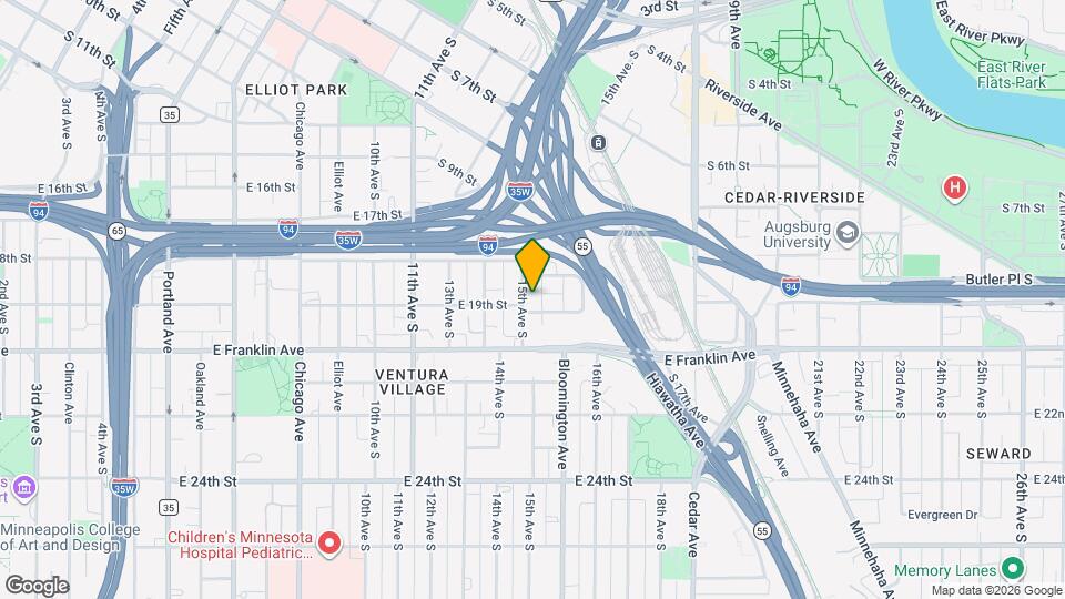 1819 15th Ave S Map and Location Details