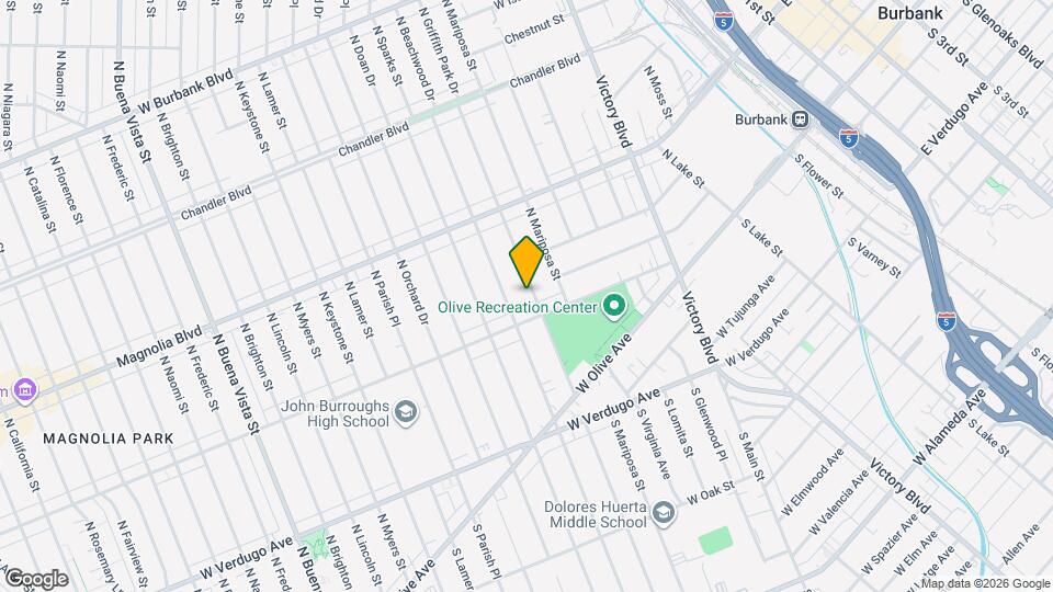 321 N Griffith Park Dr Map and Location Details