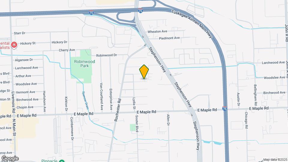 1131 Woodslee Ave Map and Location Details