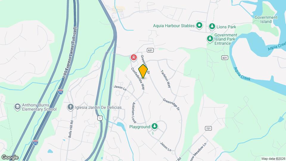 63 Confederate Way Map and Location Details