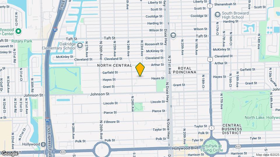 2333 Hayes St Map and Location Details