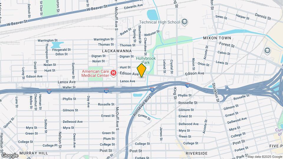 2887 Lenox Ave Map and Location Details