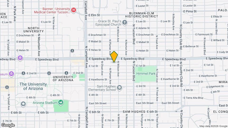 2221 1st St Map and Location Details