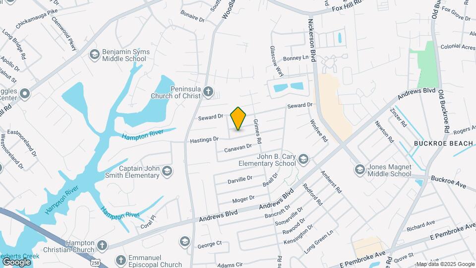 1507 Hastings Dr Map and Location Details