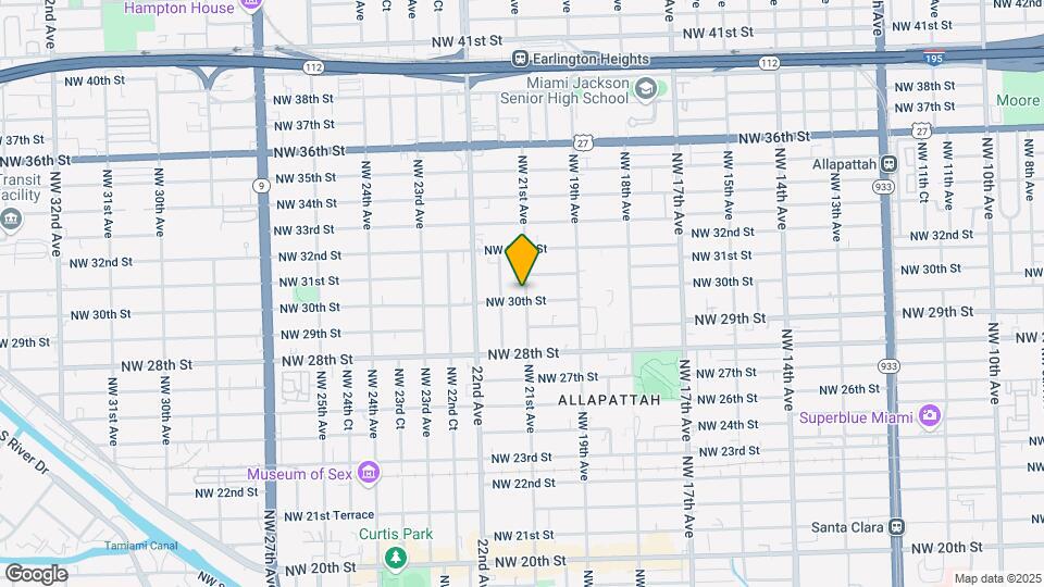 3020 NW 21st Ave Map and Location Details