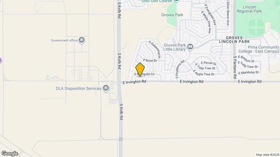 7231 E Irvington Rd Map and Location Details