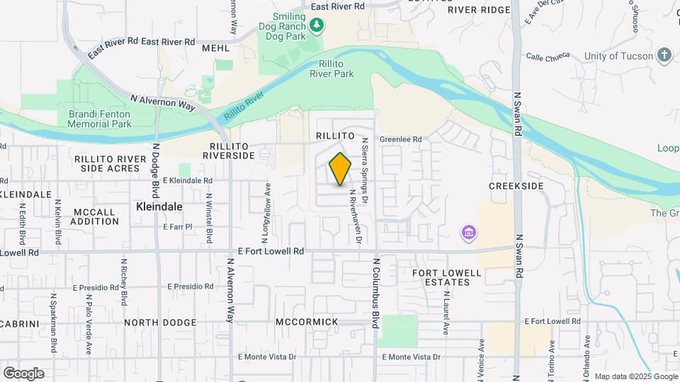 4209 E Babbling Brook Dr Map and Location Details