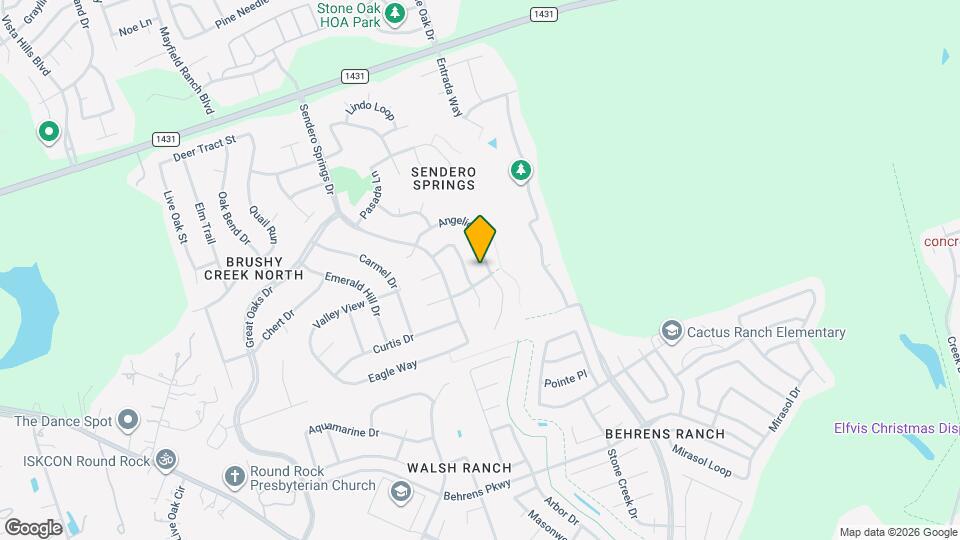 4334 Angelico Ln Map and Location Details