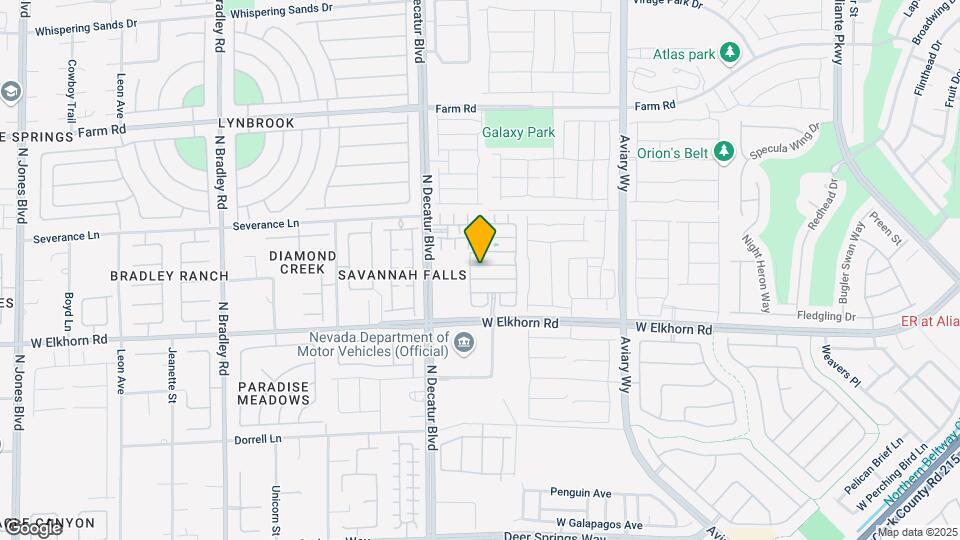 7232 N Decatur Blvd Map and Location Details