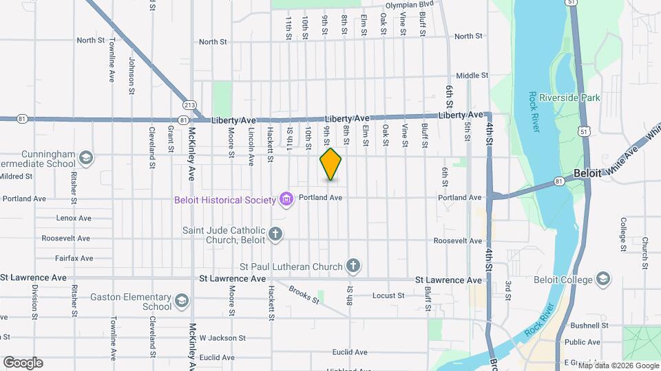 916 9th St Map and Location Details