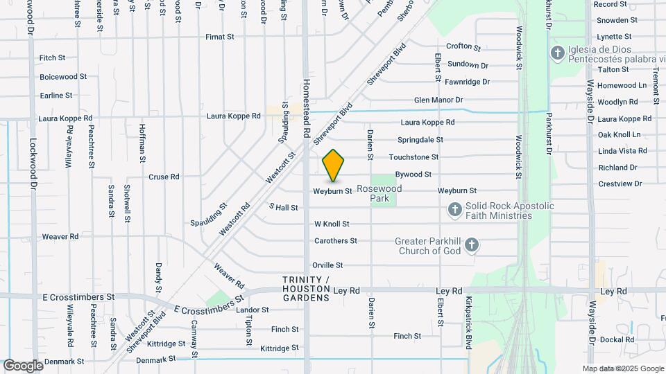 7117 Weyburn St Map and Location Details