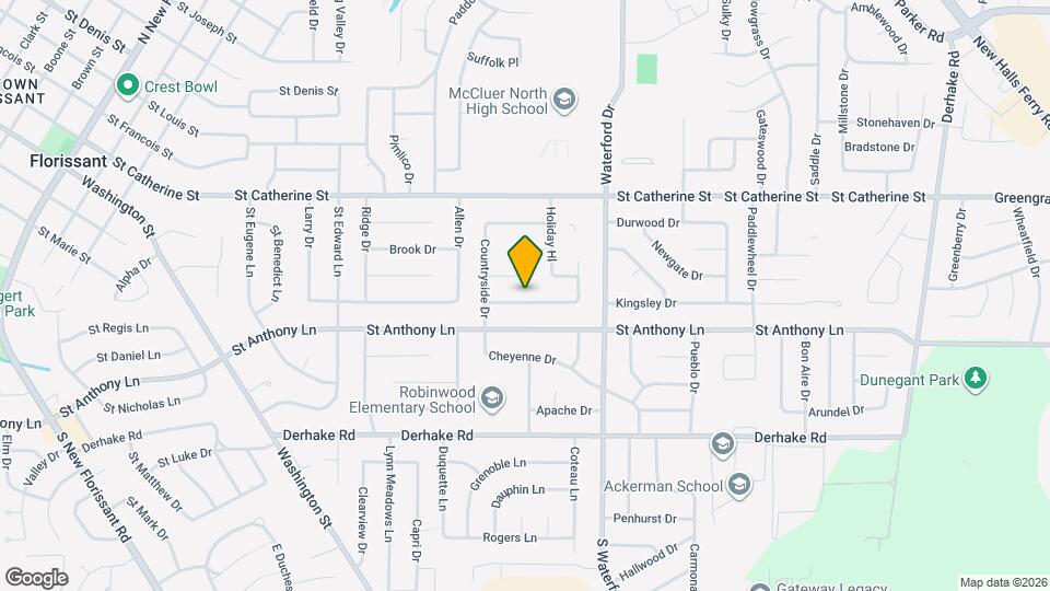 2745 Holiday Hl Map and Location Details