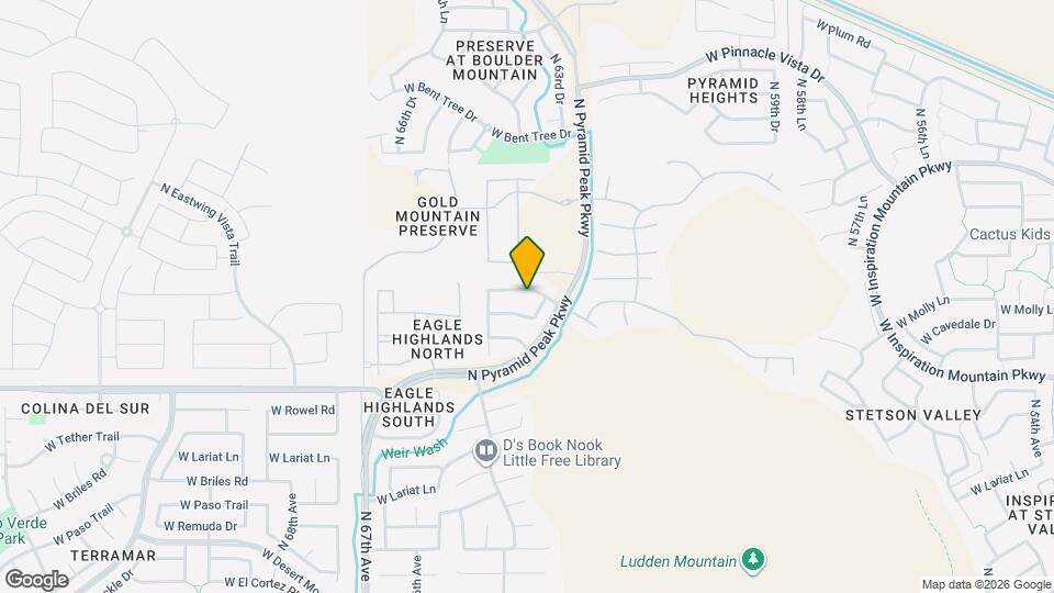 6423 W Maya Way Mapa y Detalles de la Ubicación