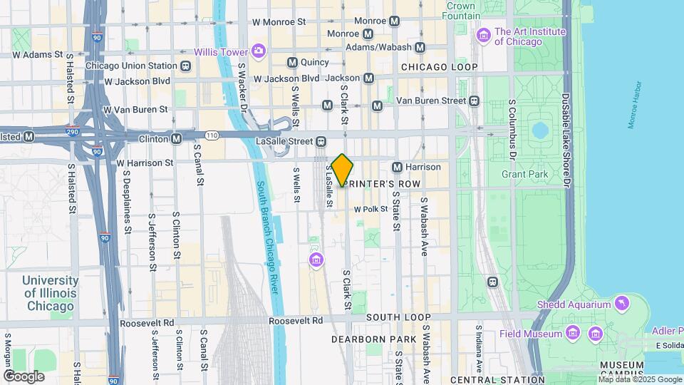 710 S Clark St, Unit 204 Map and Location Details