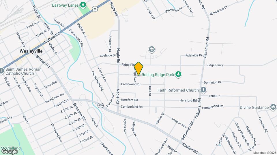 3603 Brierwood Dr Map and Location Details