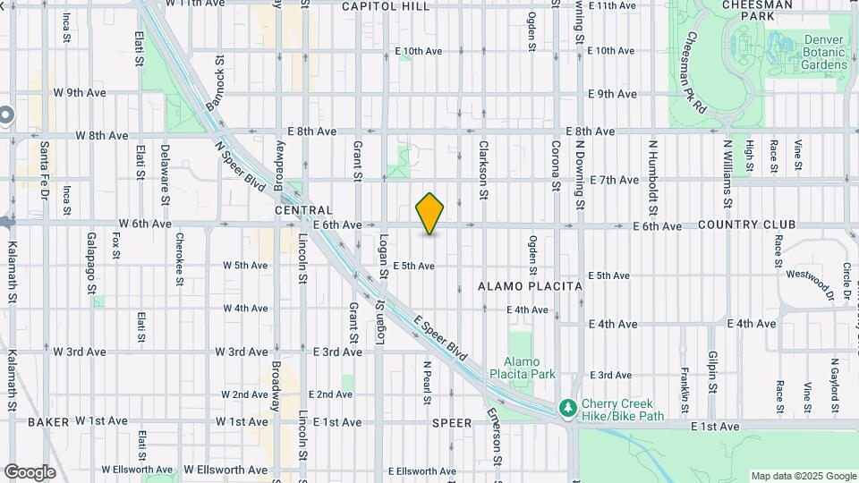 551 Pearl St Map and Location Details