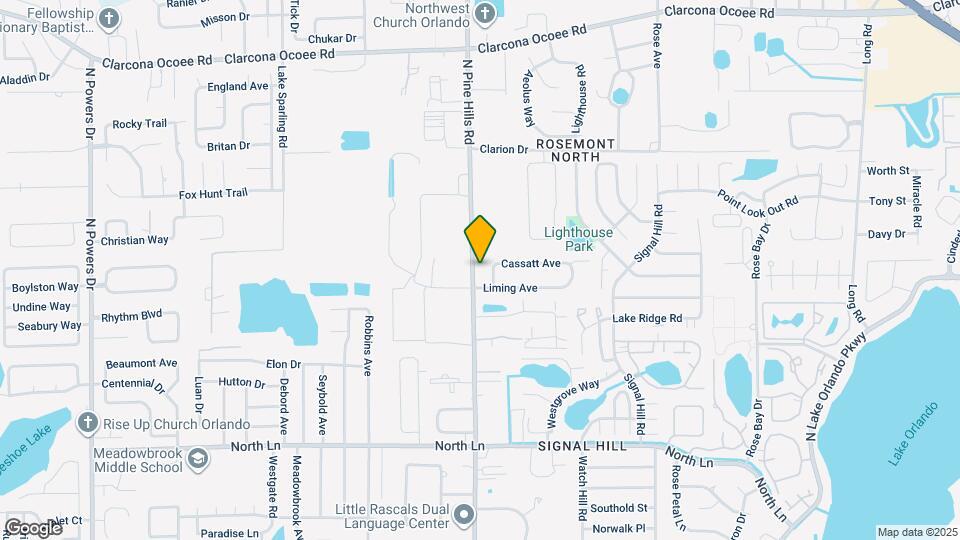 4923 N Pine Hills Rd, Unit Studio Map and Location Details