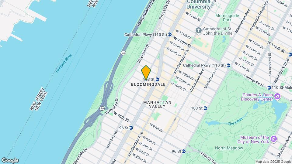 864 West End Ave Map and Location Details