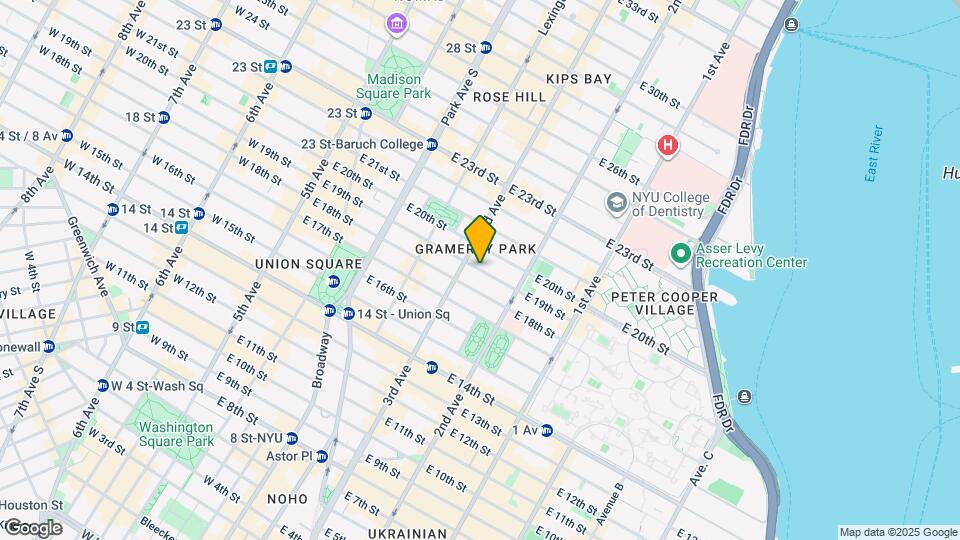 225 E 19th St Map and Location Details