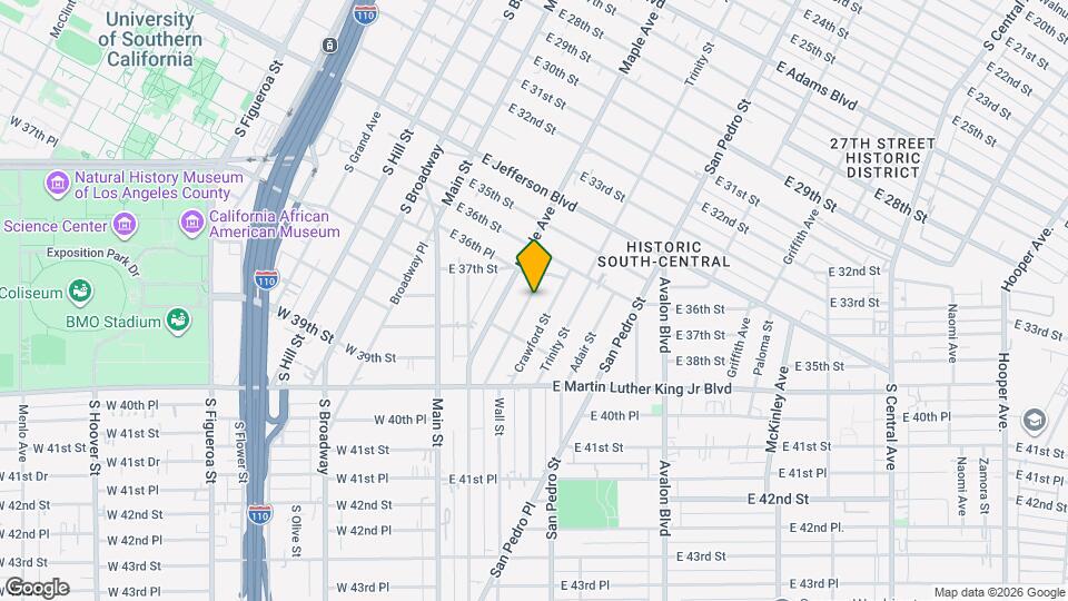 3726 Wall St Map and Location Details