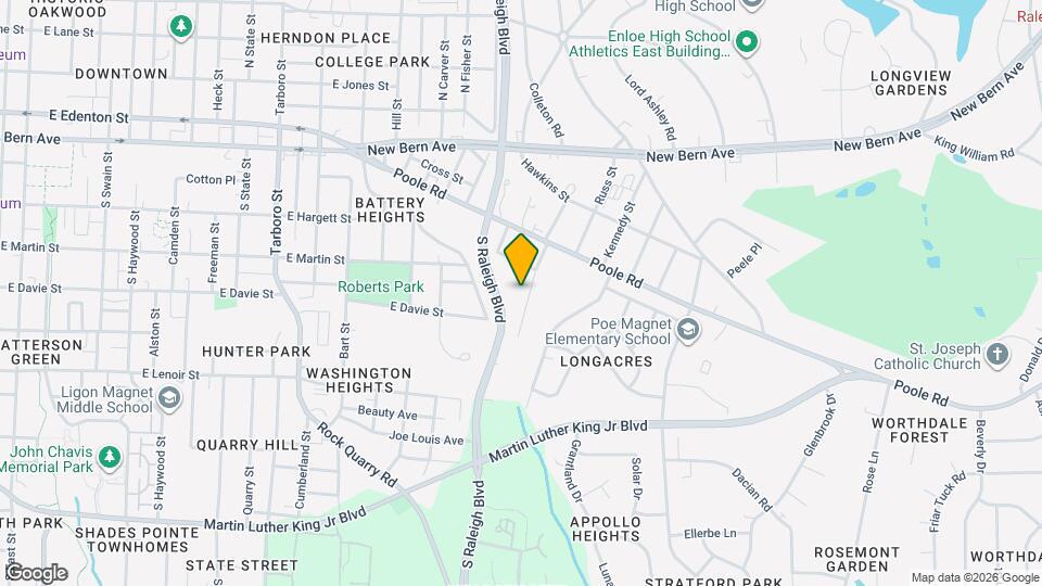 316 Angier Ave Map and Location Details