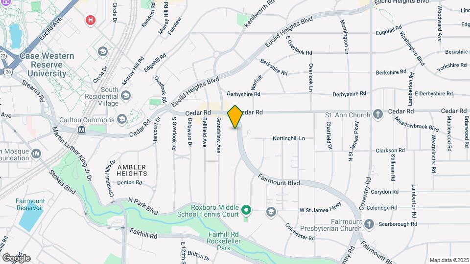 2494 Fairmount Blvd Map and Location Details