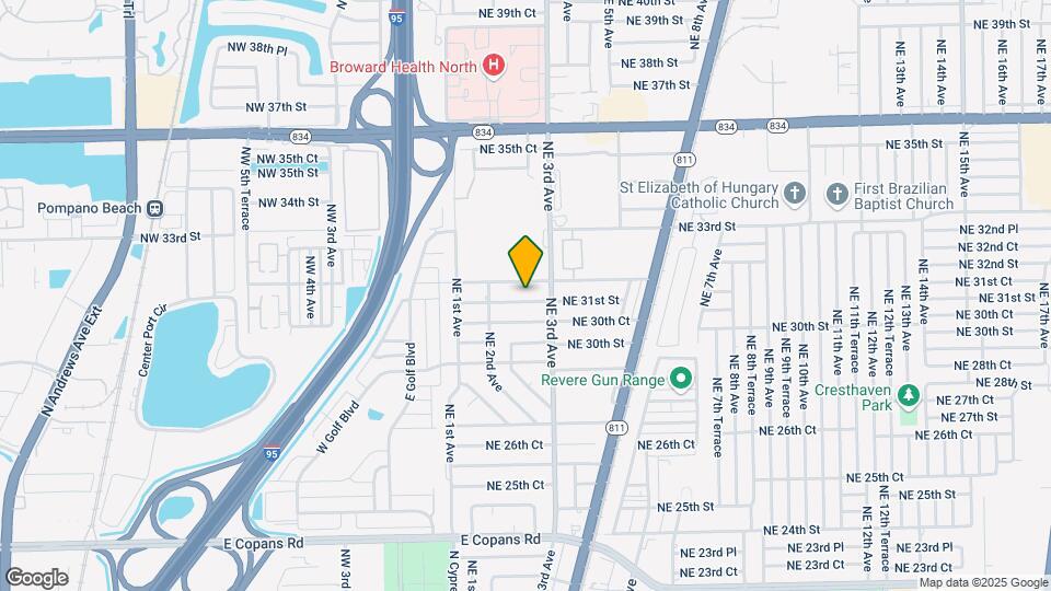 221 NE 31st St Map and Location Details