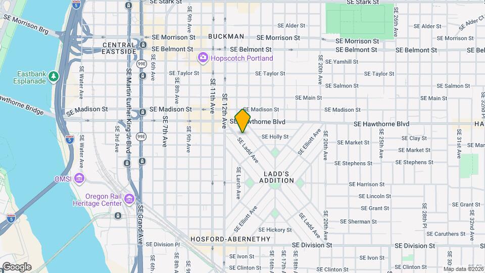 1628 SE Ladd Ave Map and Location Details