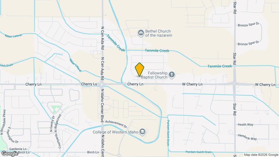 5709 E Bollo St Map and Location Details