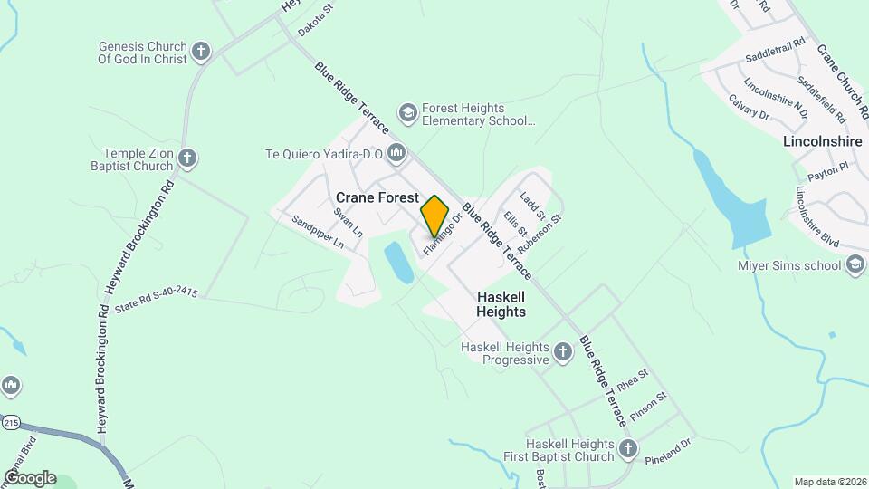 1016 Flamingo Dr Map and Location Details