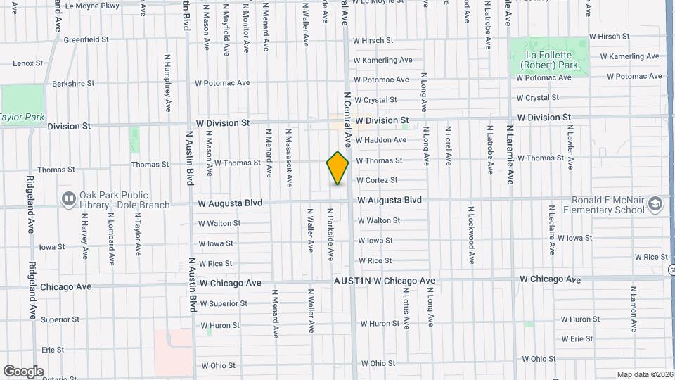 1009 N Parkside Ave, Unit 2 Mapa y Detalles de la Ubicación