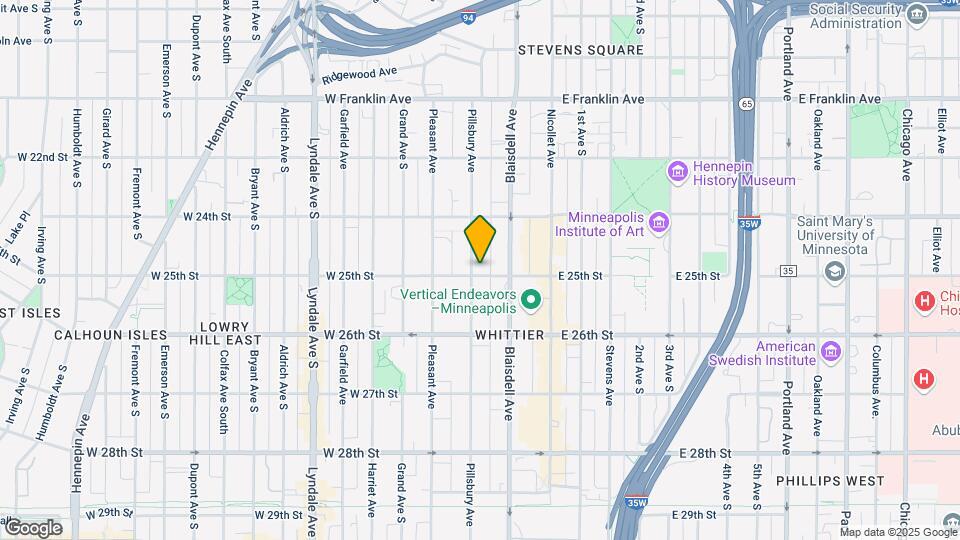 2449 Pillsbury Ave S, Unit 1 Mapa y Detalles de la Ubicación
