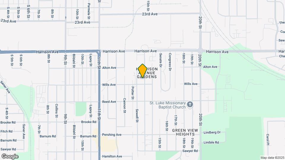 2737 Marshall St Map and Location Details