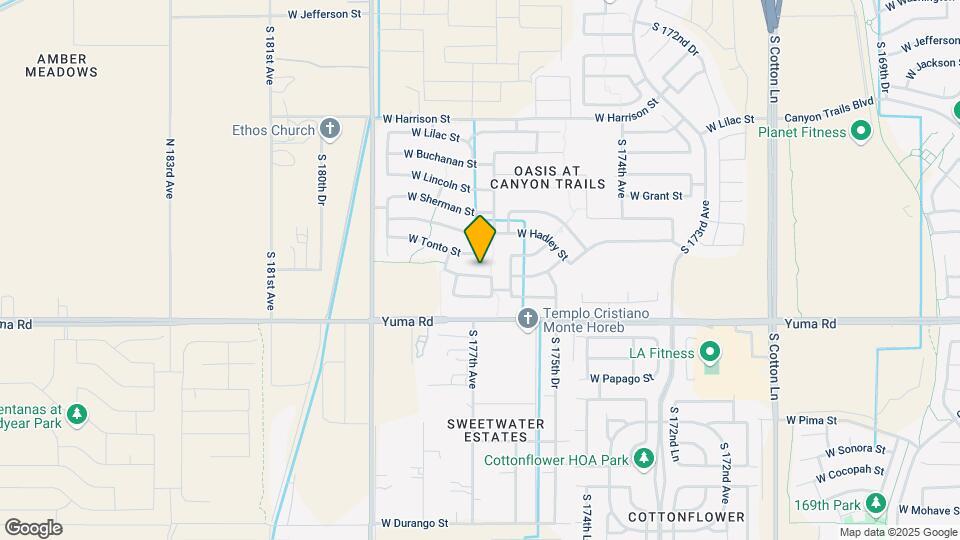 17684 W Desert Bloom St Map and Location Details