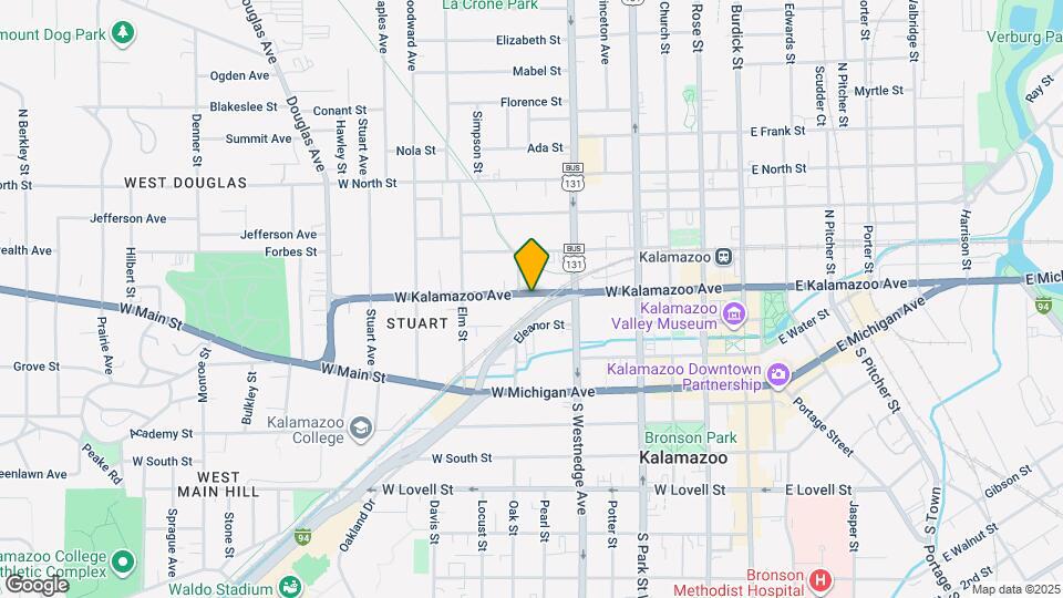 605 W Kalamazoo Ave Map and Location Details