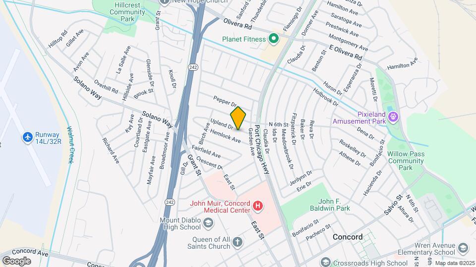 2438 Upland Dr Map and Location Details