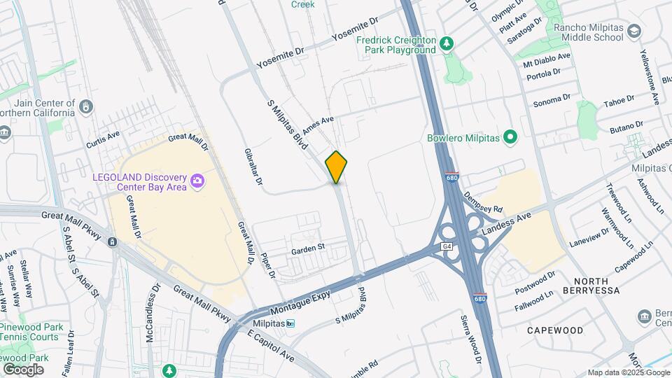 1423 S Milpitas Blvd Mapa y Detalles de la Ubicación