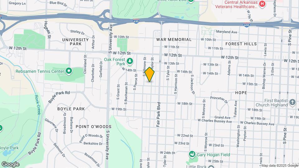 1518 S Taylor St Map and Location Details