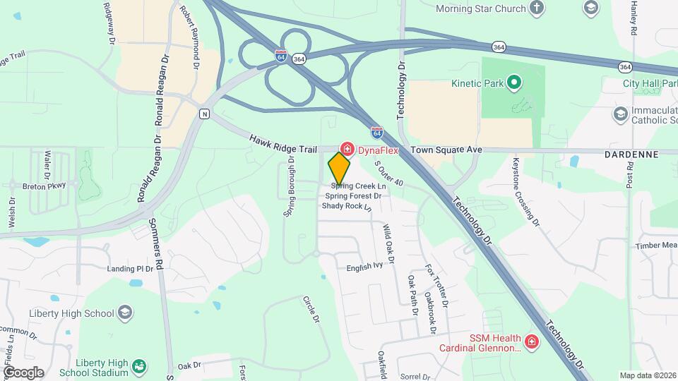 4300 Spring Creek Ln Map and Location Details