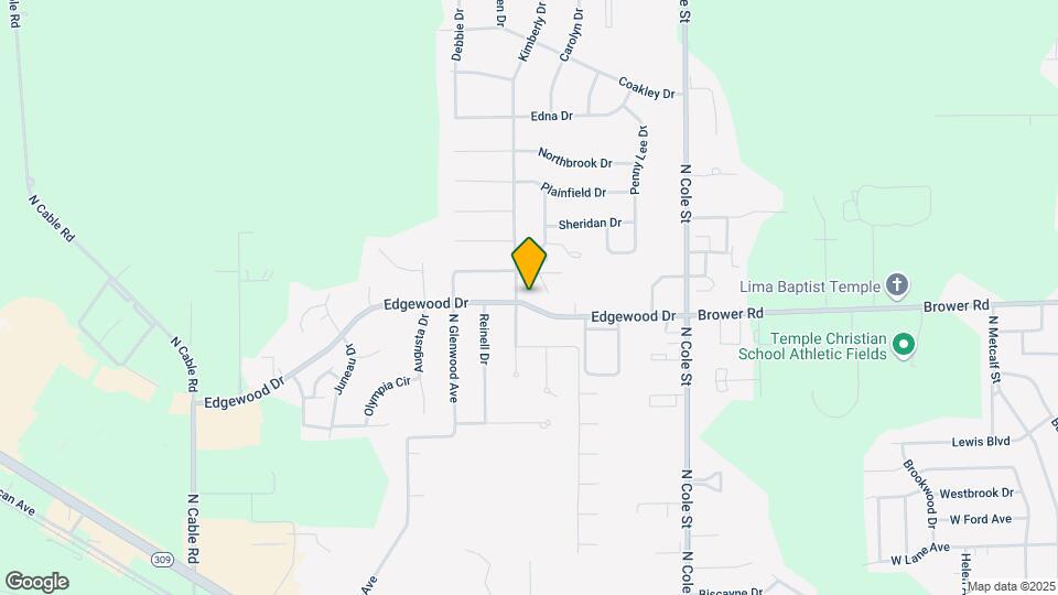 1576 Edgewood Dr Map and Location Details