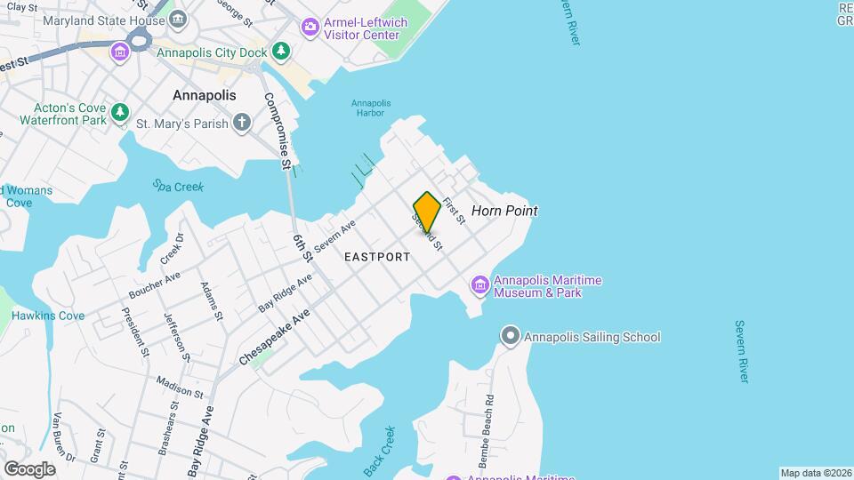 516 Second St Map and Location Details