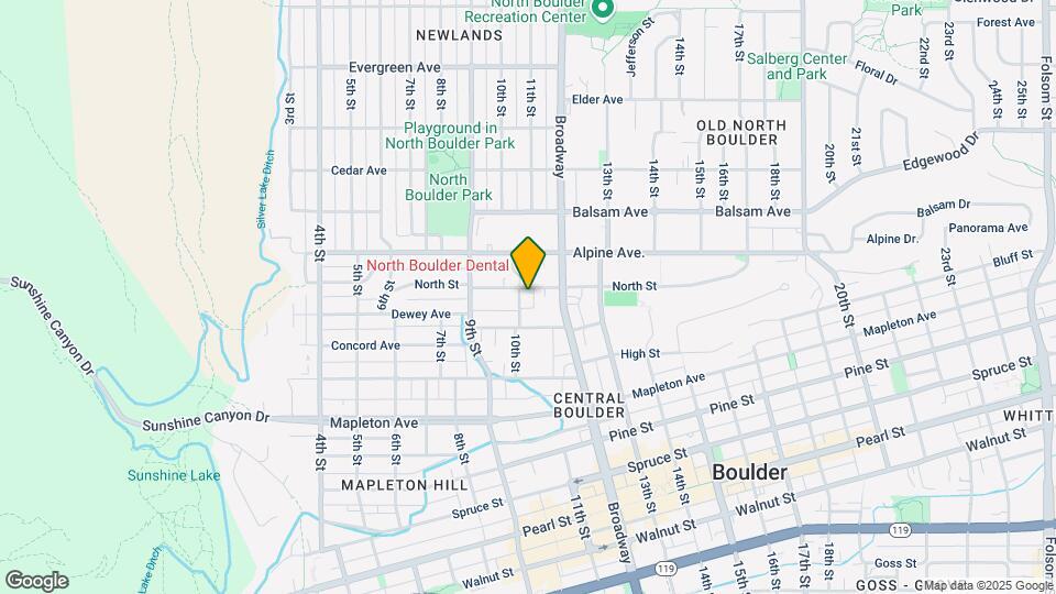2536 10th St Map and Location Details