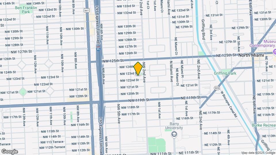 305 NW 122nd St Map and Location Details