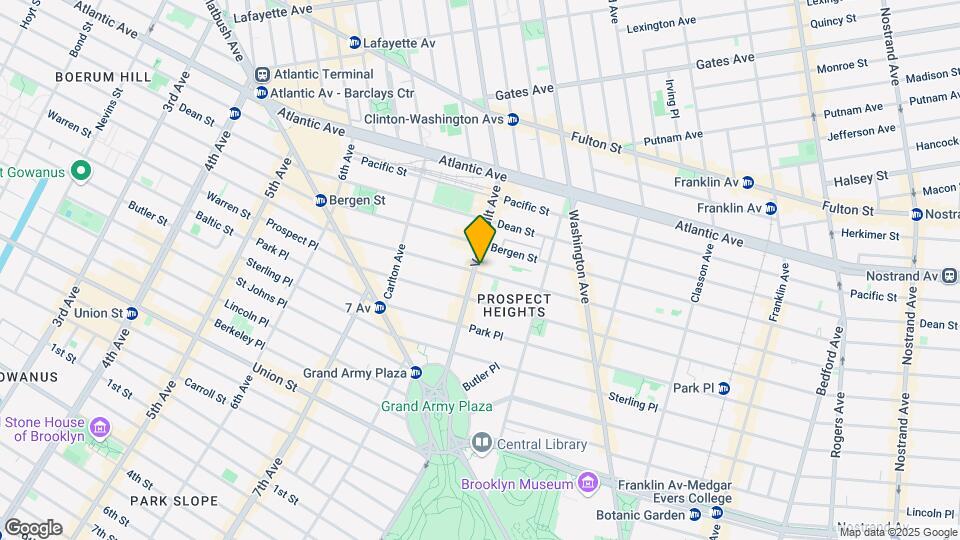621 Vanderbilt Ave Mapa y Detalles de la Ubicación