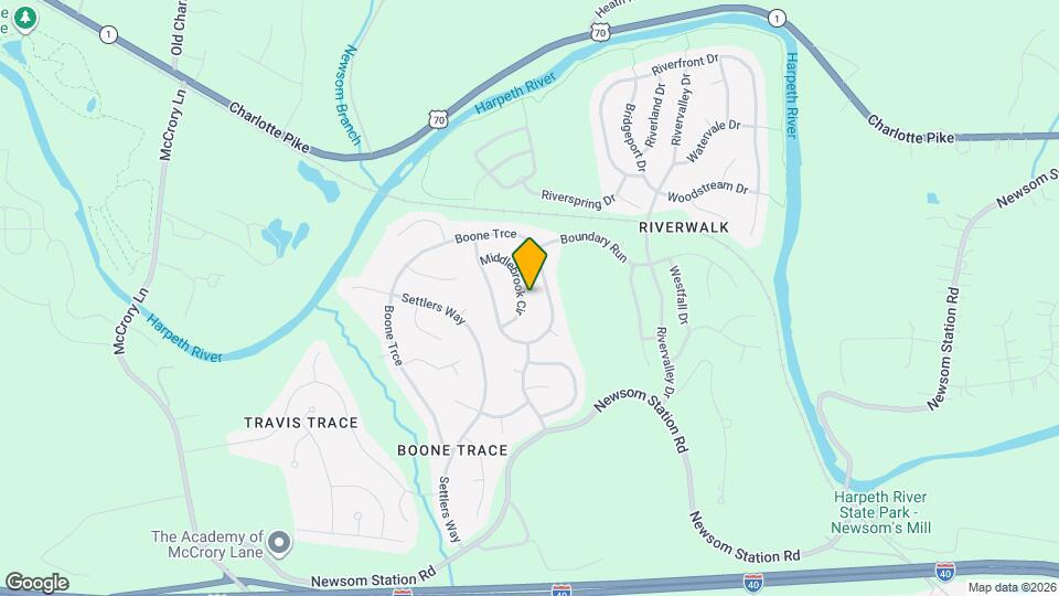 7320 Middlebrook Cir Map and Location Details