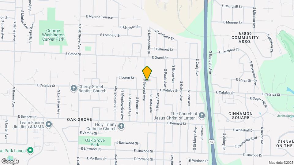 1138 S Belcrest Ave Map and Location Details