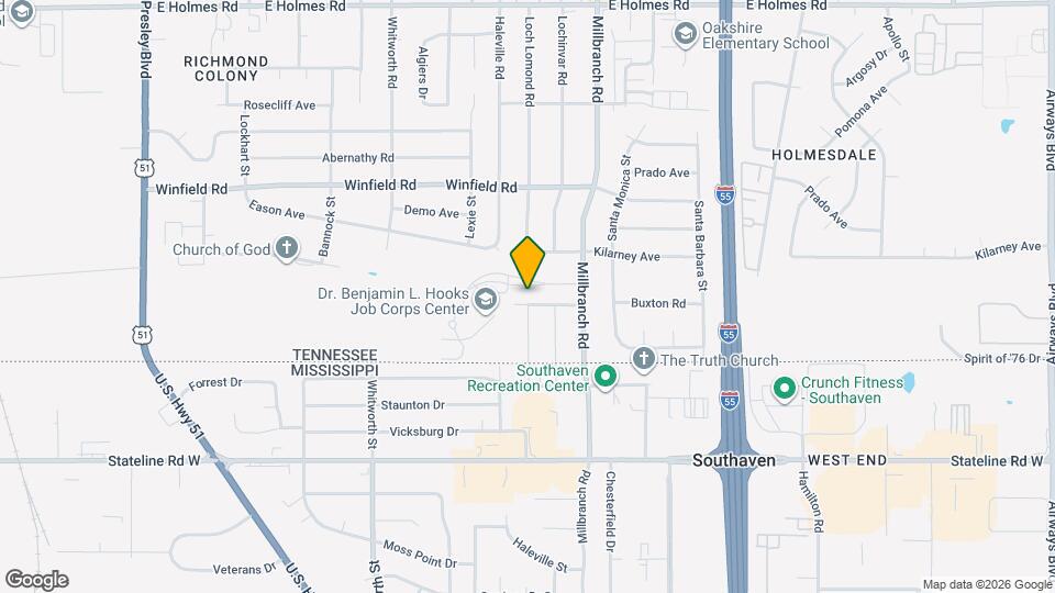 1602 Buxton Rd Map and Location Details