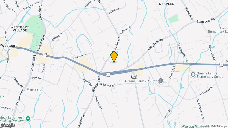 785 Post Rd E Map and Location Details