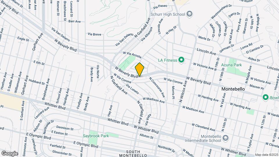 2529 W Beverly Blvd Map and Location Details